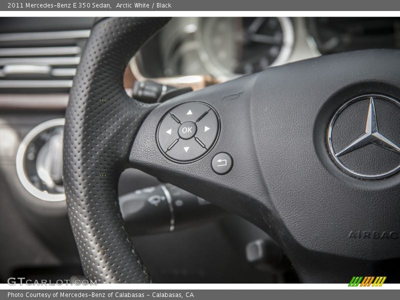 Arctic White / Black 2011 Mercedes-Benz E 350 Sedan
