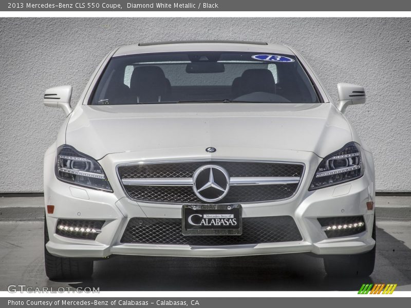 Diamond White Metallic / Black 2013 Mercedes-Benz CLS 550 Coupe