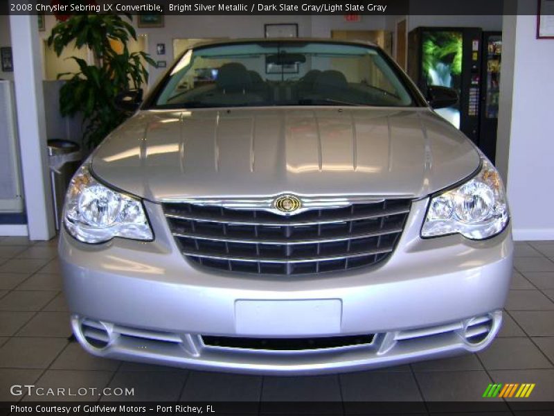 Bright Silver Metallic / Dark Slate Gray/Light Slate Gray 2008 Chrysler Sebring LX Convertible