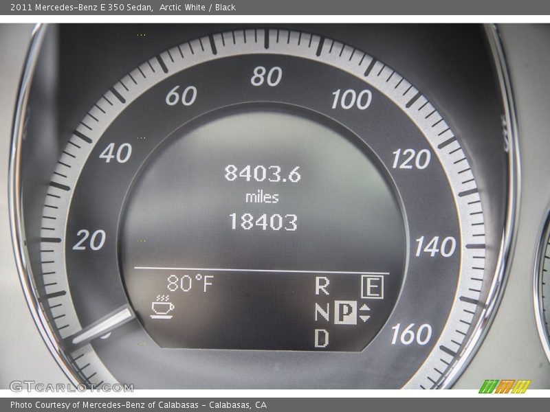 Arctic White / Black 2011 Mercedes-Benz E 350 Sedan