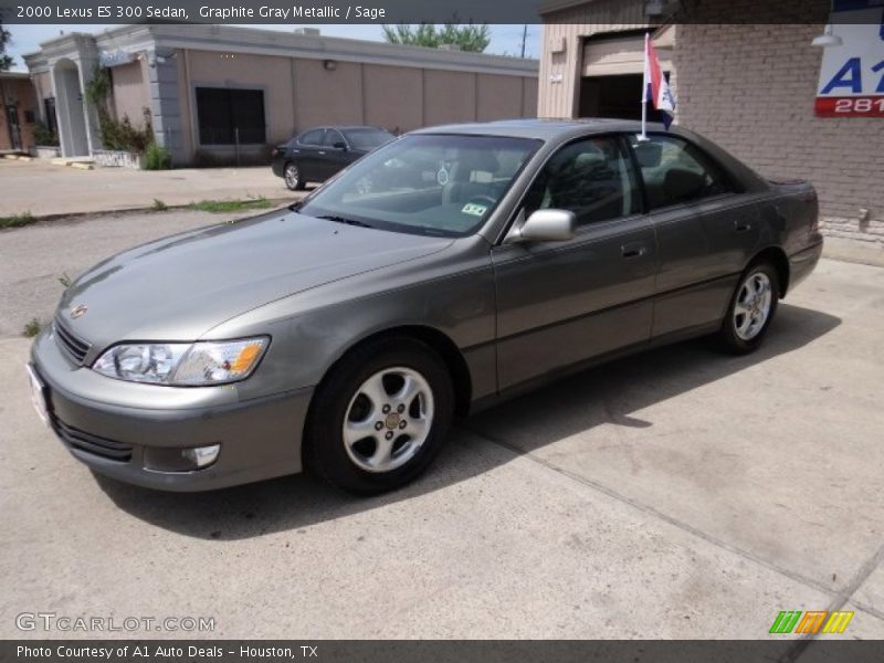Graphite Gray Metallic / Sage 2000 Lexus ES 300 Sedan