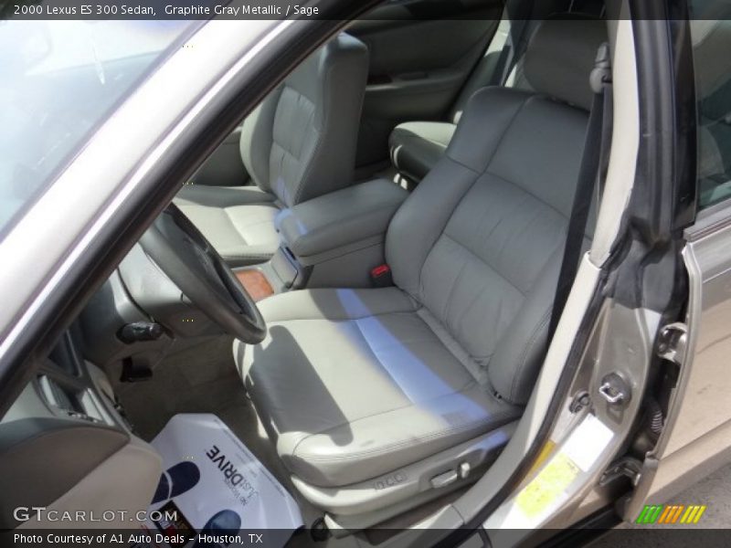 Graphite Gray Metallic / Sage 2000 Lexus ES 300 Sedan
