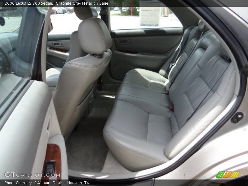 Graphite Gray Metallic / Sage 2000 Lexus ES 300 Sedan