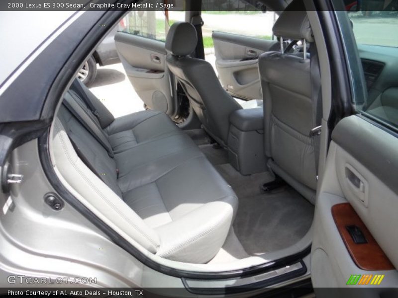 Graphite Gray Metallic / Sage 2000 Lexus ES 300 Sedan