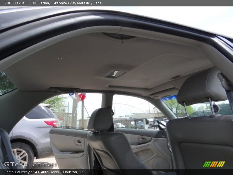 Graphite Gray Metallic / Sage 2000 Lexus ES 300 Sedan