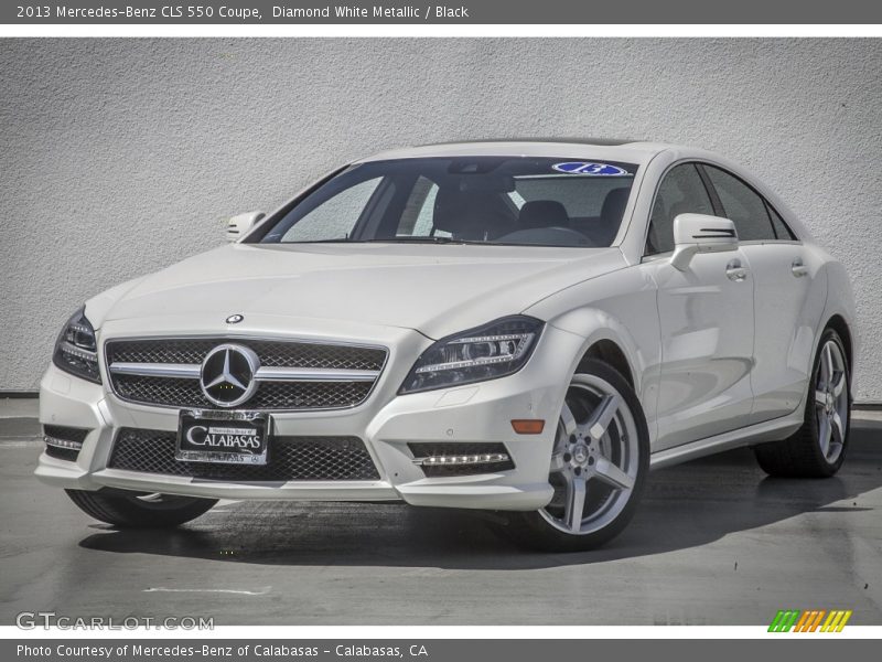 Diamond White Metallic / Black 2013 Mercedes-Benz CLS 550 Coupe