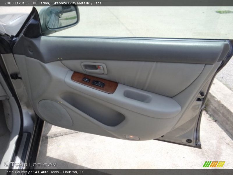 Graphite Gray Metallic / Sage 2000 Lexus ES 300 Sedan