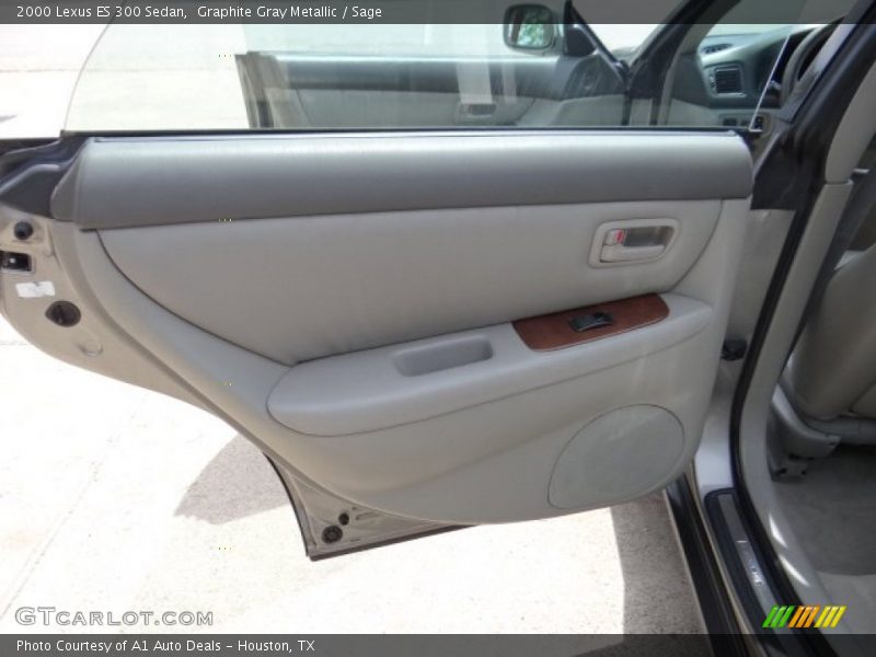 Graphite Gray Metallic / Sage 2000 Lexus ES 300 Sedan