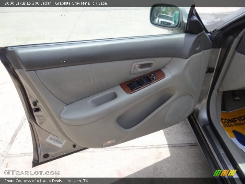 Graphite Gray Metallic / Sage 2000 Lexus ES 300 Sedan