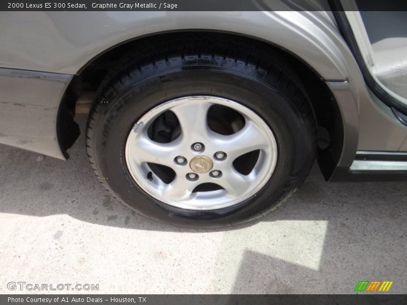 Graphite Gray Metallic / Sage 2000 Lexus ES 300 Sedan