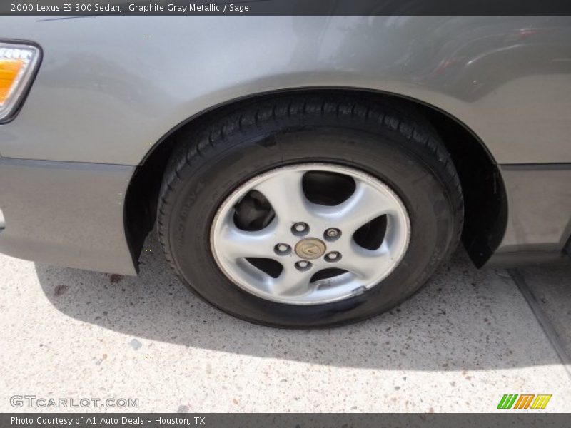 Graphite Gray Metallic / Sage 2000 Lexus ES 300 Sedan
