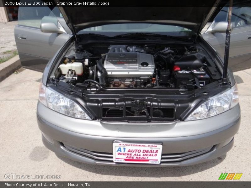 Graphite Gray Metallic / Sage 2000 Lexus ES 300 Sedan