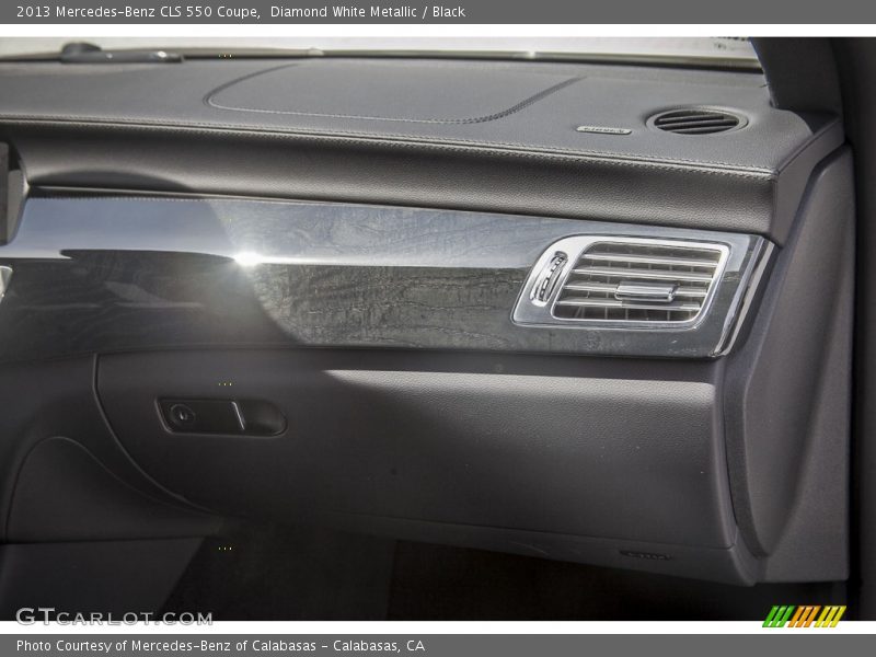 Diamond White Metallic / Black 2013 Mercedes-Benz CLS 550 Coupe