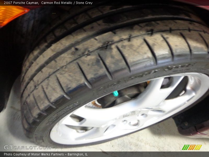 Carmon Red Metallic / Stone Grey 2007 Porsche Cayman