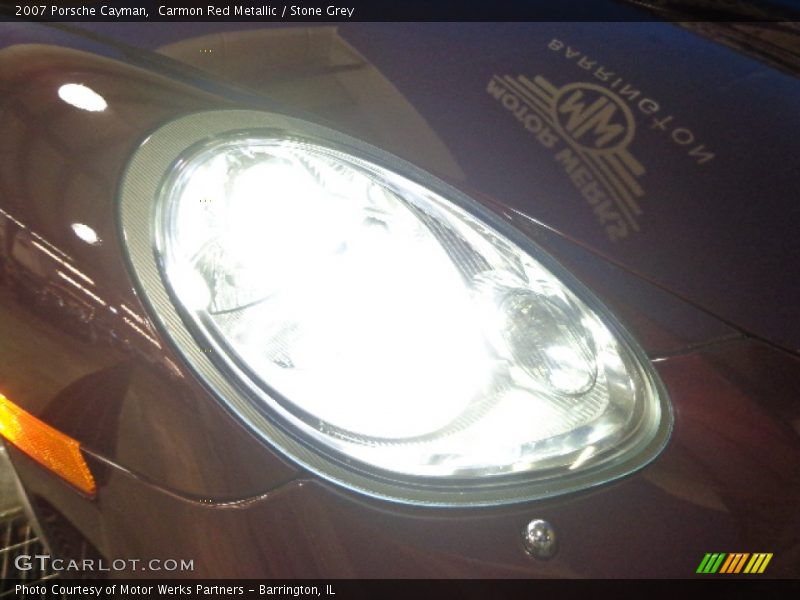 Carmon Red Metallic / Stone Grey 2007 Porsche Cayman