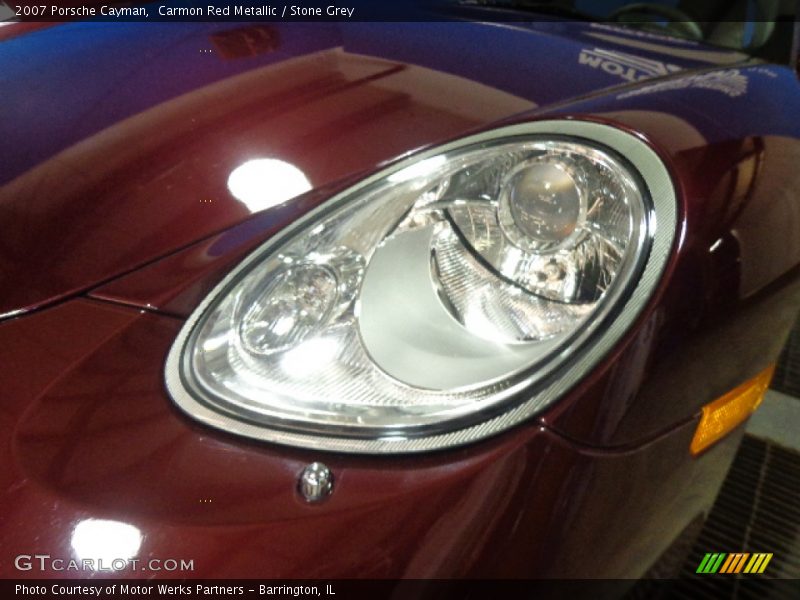 Carmon Red Metallic / Stone Grey 2007 Porsche Cayman