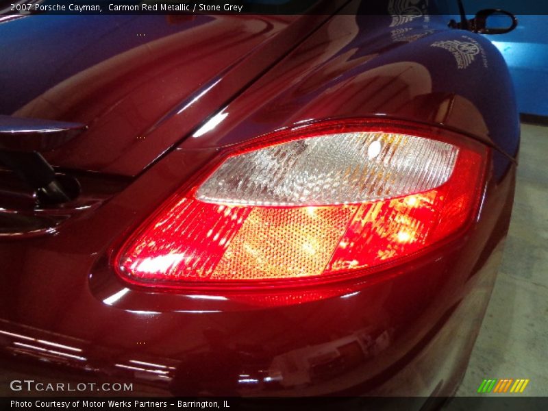 Carmon Red Metallic / Stone Grey 2007 Porsche Cayman