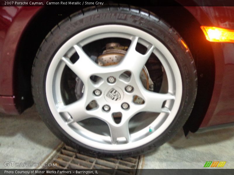 Carmon Red Metallic / Stone Grey 2007 Porsche Cayman