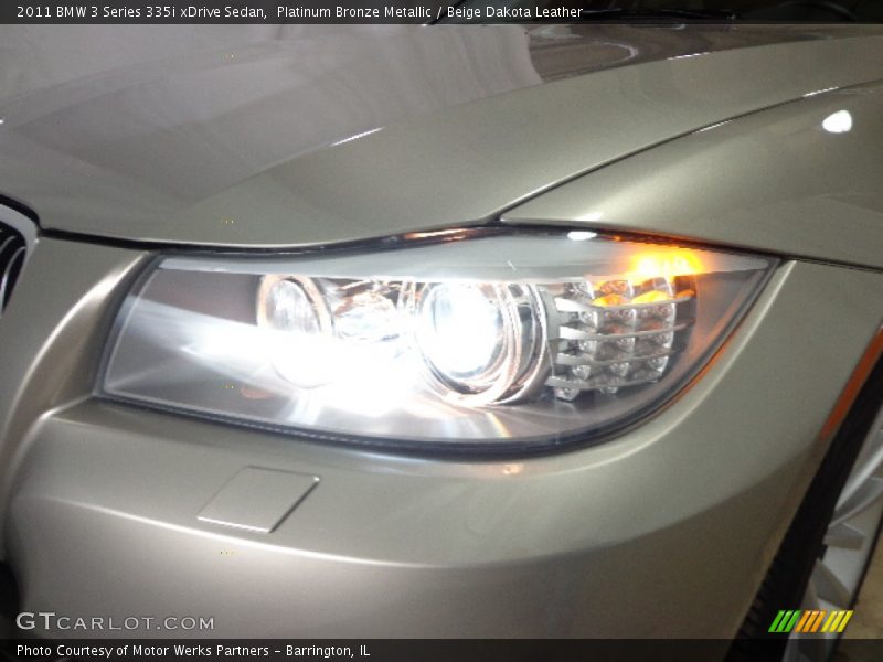 Platinum Bronze Metallic / Beige Dakota Leather 2011 BMW 3 Series 335i xDrive Sedan