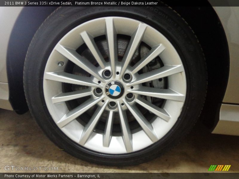 Platinum Bronze Metallic / Beige Dakota Leather 2011 BMW 3 Series 335i xDrive Sedan