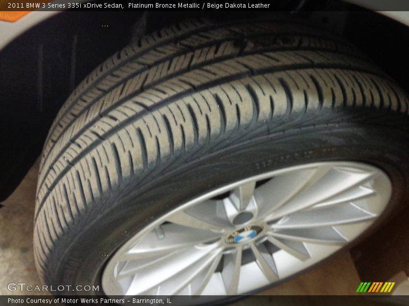 Platinum Bronze Metallic / Beige Dakota Leather 2011 BMW 3 Series 335i xDrive Sedan