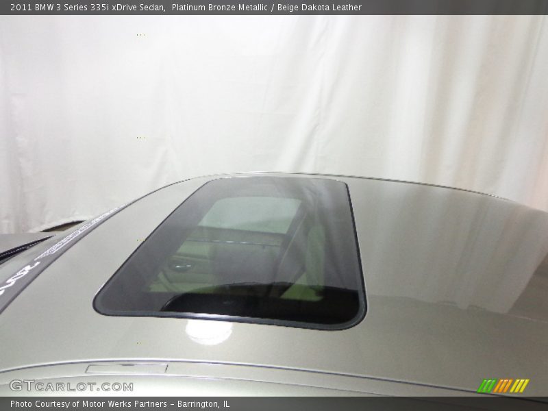 Platinum Bronze Metallic / Beige Dakota Leather 2011 BMW 3 Series 335i xDrive Sedan