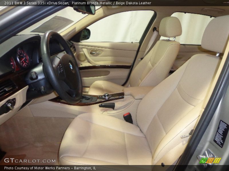Front Seat of 2011 3 Series 335i xDrive Sedan