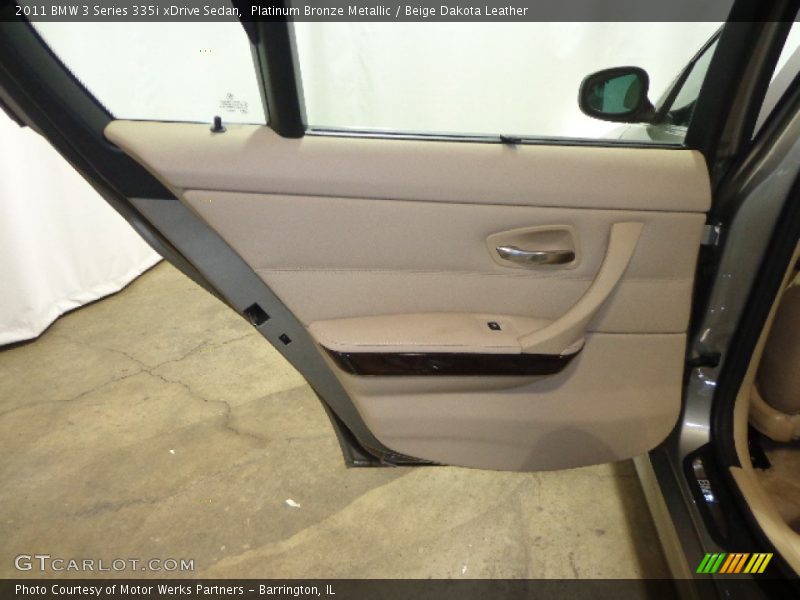 Platinum Bronze Metallic / Beige Dakota Leather 2011 BMW 3 Series 335i xDrive Sedan