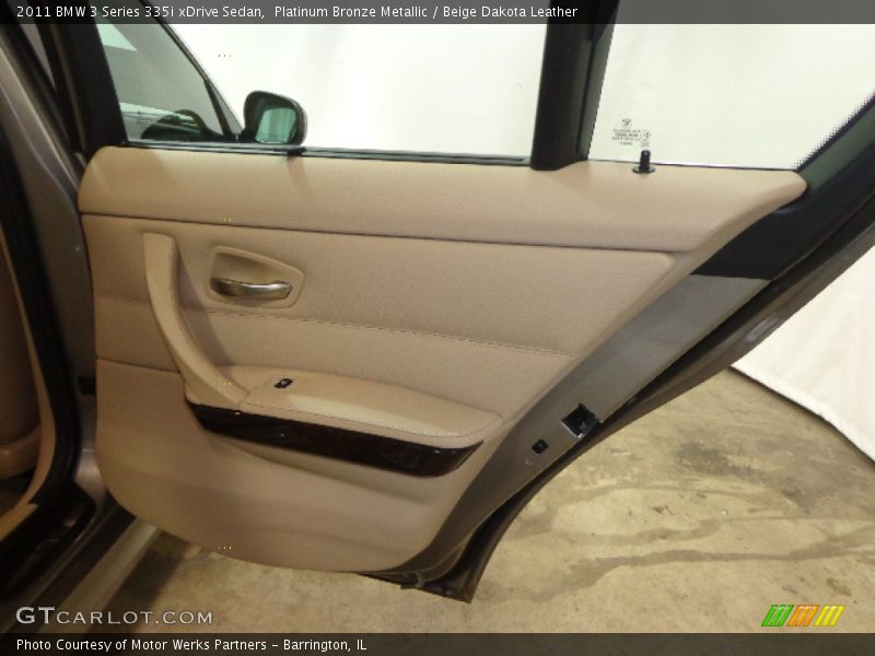 Platinum Bronze Metallic / Beige Dakota Leather 2011 BMW 3 Series 335i xDrive Sedan