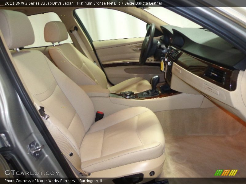 Platinum Bronze Metallic / Beige Dakota Leather 2011 BMW 3 Series 335i xDrive Sedan