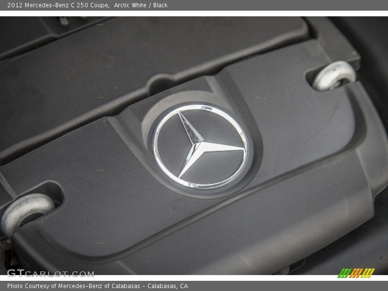 Arctic White / Black 2012 Mercedes-Benz C 250 Coupe
