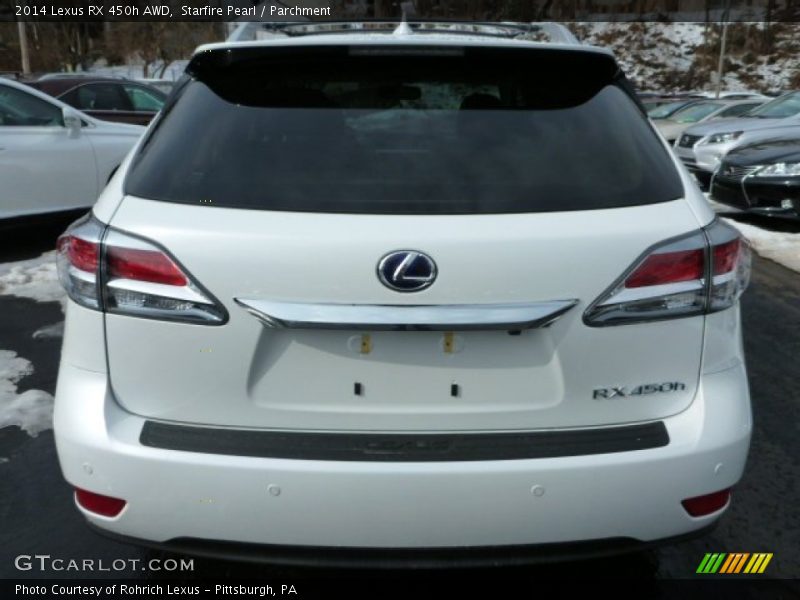 Starfire Pearl / Parchment 2014 Lexus RX 450h AWD