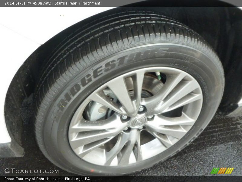 Starfire Pearl / Parchment 2014 Lexus RX 450h AWD