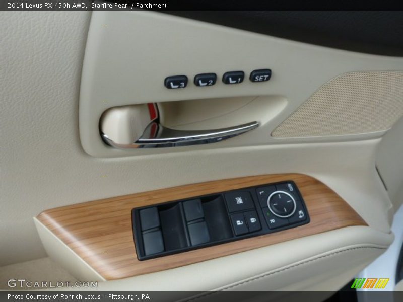 Starfire Pearl / Parchment 2014 Lexus RX 450h AWD