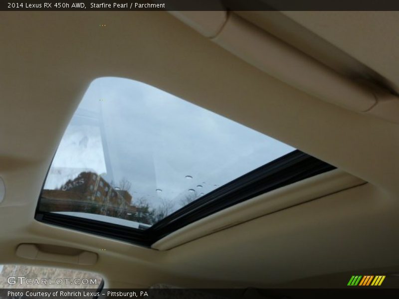 Starfire Pearl / Parchment 2014 Lexus RX 450h AWD