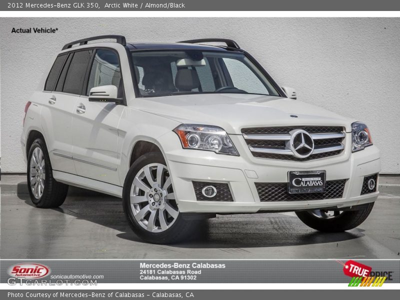 Arctic White / Almond/Black 2012 Mercedes-Benz GLK 350