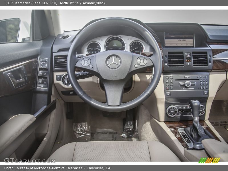 Arctic White / Almond/Black 2012 Mercedes-Benz GLK 350
