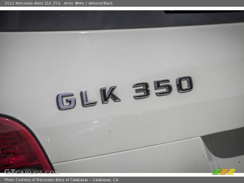 Arctic White / Almond/Black 2012 Mercedes-Benz GLK 350