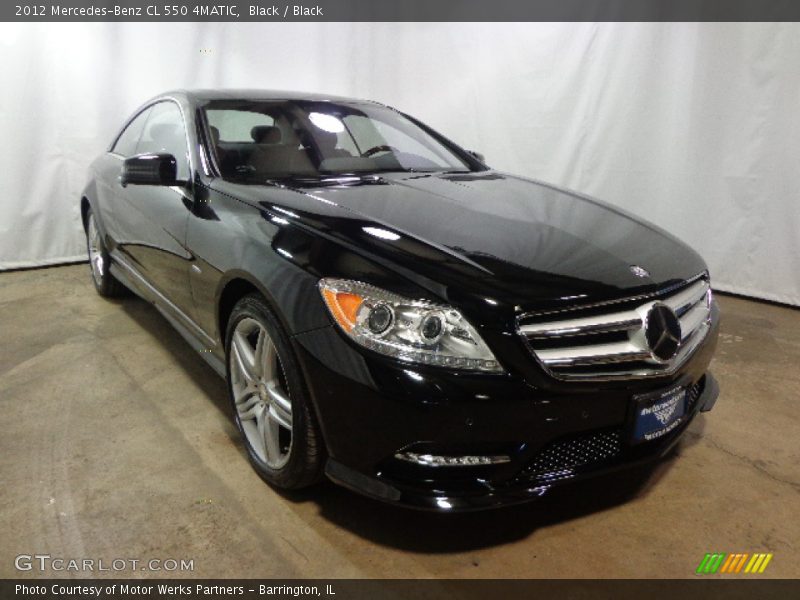 Black / Black 2012 Mercedes-Benz CL 550 4MATIC