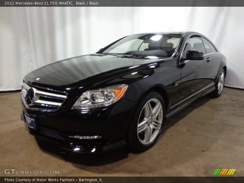 Black / Black 2012 Mercedes-Benz CL 550 4MATIC