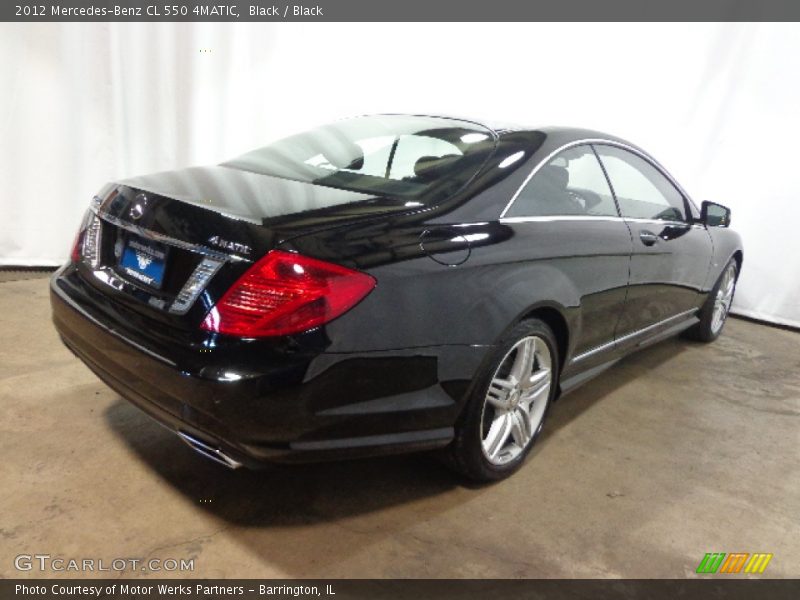 Black / Black 2012 Mercedes-Benz CL 550 4MATIC