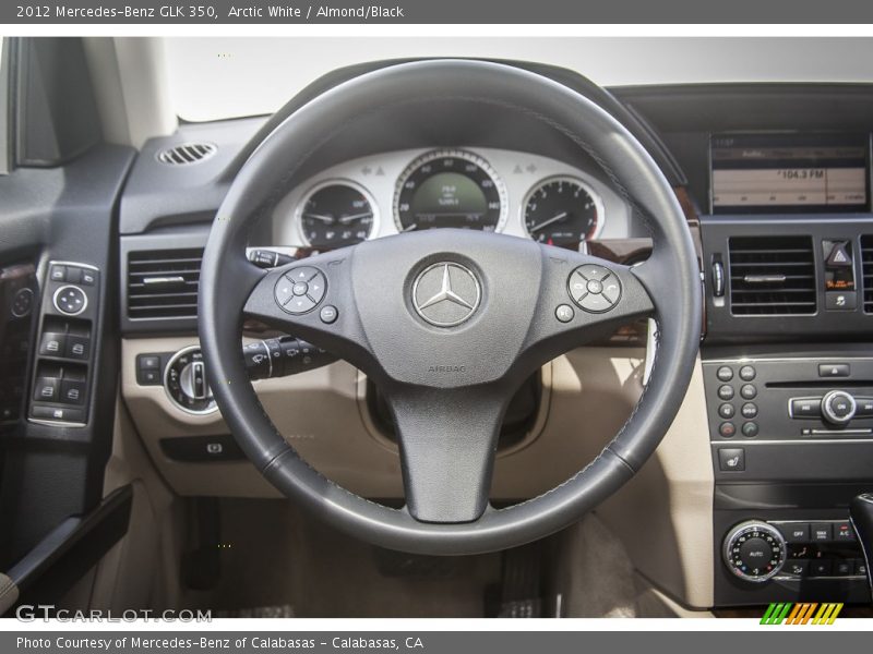 Arctic White / Almond/Black 2012 Mercedes-Benz GLK 350