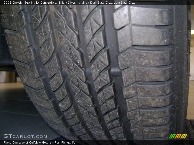 Bright Silver Metallic / Dark Slate Gray/Light Slate Gray 2008 Chrysler Sebring LX Convertible