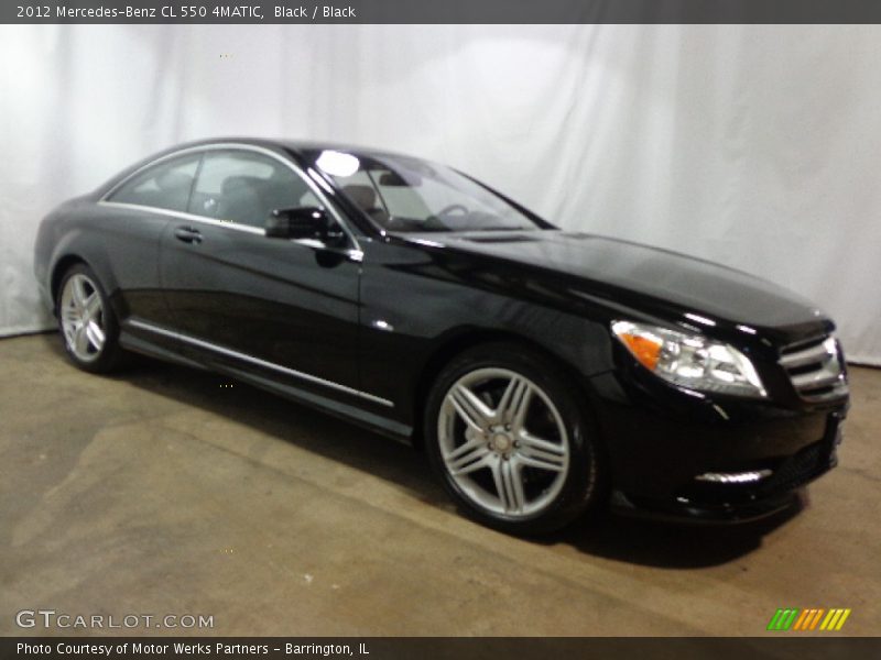 Black / Black 2012 Mercedes-Benz CL 550 4MATIC