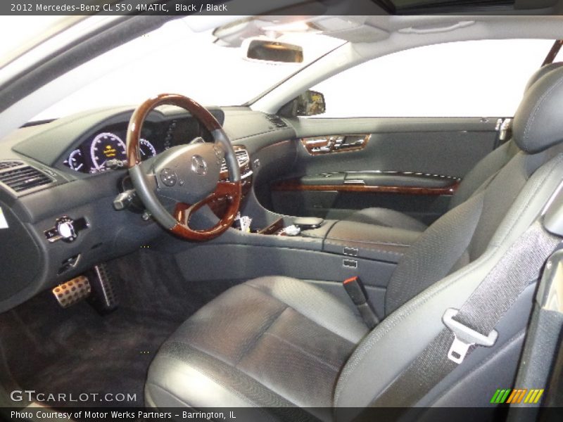Black / Black 2012 Mercedes-Benz CL 550 4MATIC