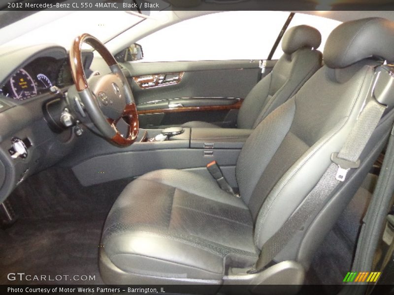 Black / Black 2012 Mercedes-Benz CL 550 4MATIC