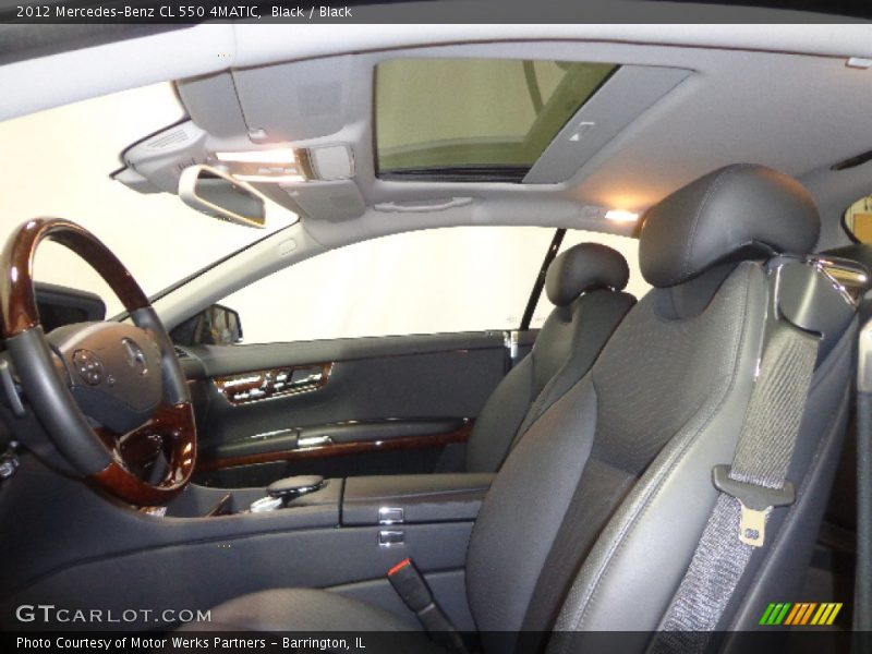 Black / Black 2012 Mercedes-Benz CL 550 4MATIC