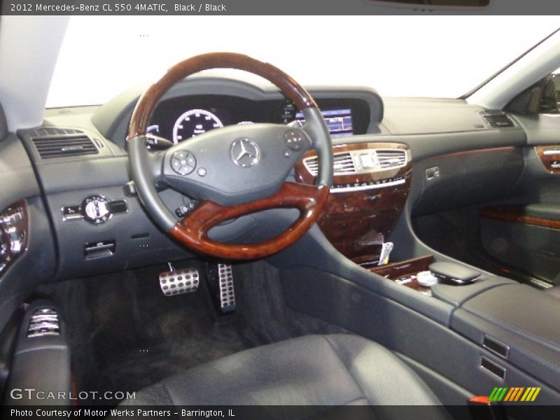 Black / Black 2012 Mercedes-Benz CL 550 4MATIC