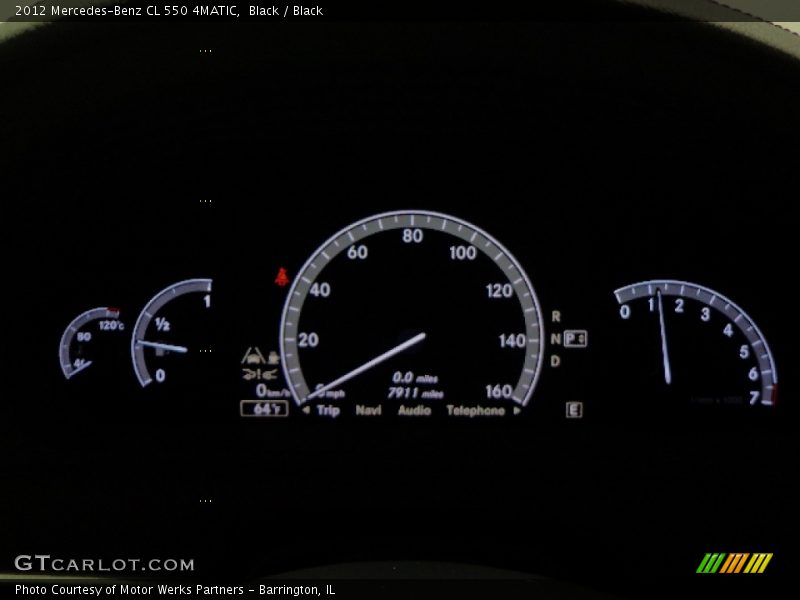 Black / Black 2012 Mercedes-Benz CL 550 4MATIC