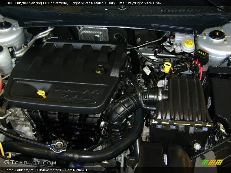 Bright Silver Metallic / Dark Slate Gray/Light Slate Gray 2008 Chrysler Sebring LX Convertible